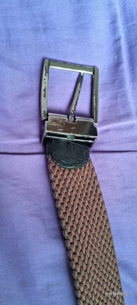 How to Continue Using Your Two-Sided Belt When the Metal Buckle Breaks Cinto91 Con Hebill Y Trab Presilla 461x1024