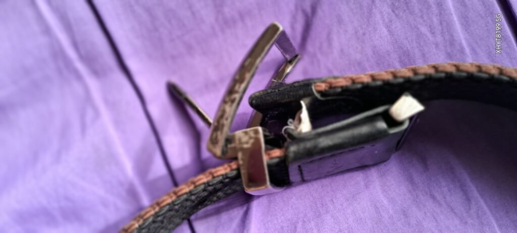 How to Continue Using Your Two-Sided Belt When the Metal Buckle Breaks Cinto94 Con Hebill Y Trab Presilla 1024x462